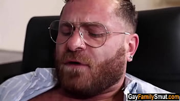 First-timer boy's first-ever time faggot bang-out with step-dad