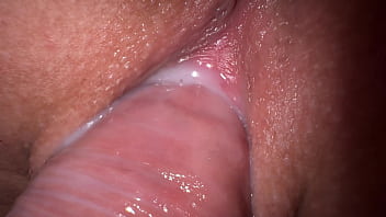 Extreme close up testicle tonic colored drill with friend's girlfriend